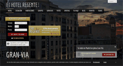 Desktop Screenshot of hotelregente.com